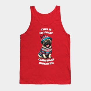 pugly christmas sweater Tank Top